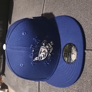 BORN X RAISED NEW ERA 59/50 DODGERS  PATCH HAT: BLUE NWT RARE SOLD OUT- 7